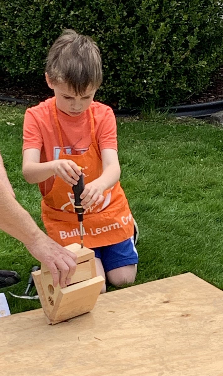 HeatherHouleTHD (@houleheather) on Twitter photo First Saturday of every month is typically Kids Workshop <a href="/HomeDepot/">The Home Depot</a> ... Today I did one at home with my BFF neighbor Justin, plus some Social Distance. 😊 First Saturday of every month is typically Kids Workshop <a href="/HomeDepot/">The Home Depot</a> ... Today I did one at home with my BFF neighbor Justin, plus some Social Distance. 😊