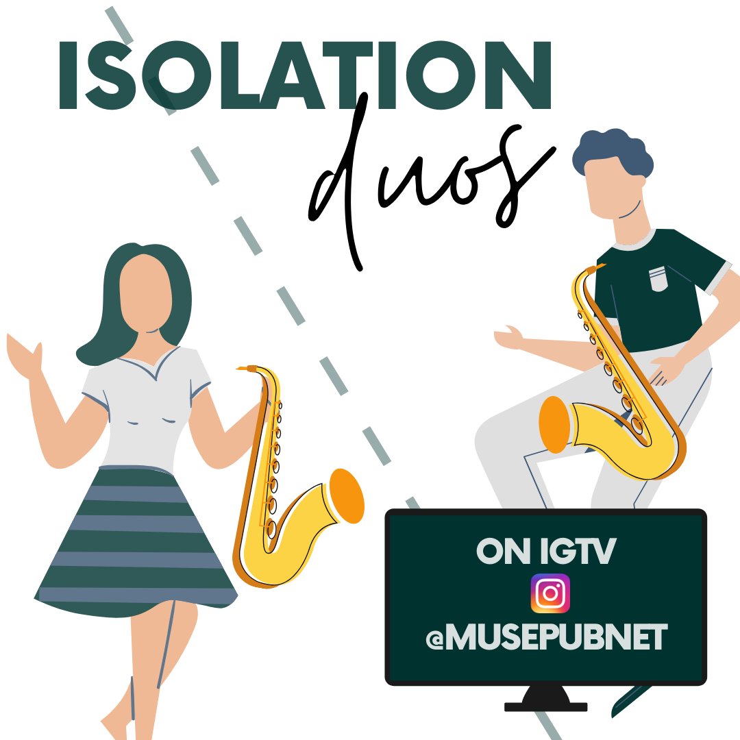 MusePub's tweet photo. Follow us on instagram @musepubnet to watch our new series -- ISOLATION DUOS -- we play Dynamic Duos with friends while we #stayhome https://t.co/H07UHengLp