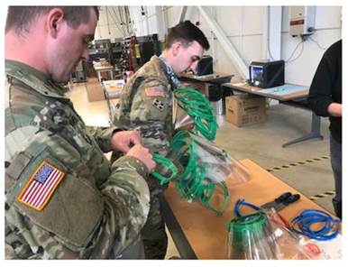 IvyTechCC's tweet photo. In total, all participating Ivy Tech campuses have already produced over 10,000 face shields! One example of this work is Ivy Tech Valpo, which has produced over 1000 face shields for local groups like the Valpo Fire Department and The National Guard. #IvyIsWhereYouAre https://t.co/uS8JEp2rh3
