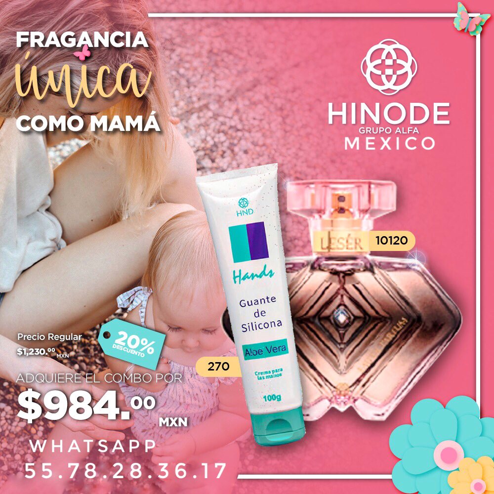 La combinación perfecta para mamá!
🌹LESÉR 
🌹GUANTES DE SILICONA 

Entregamos a toda la República mexicana más $150.00 pesos por gastos de envío.

HND
🌐
WhatsApp 55.78.28.36.17