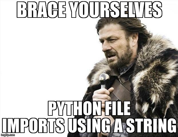 overflow_meme's tweet image. Python file imports using a string stackoverflow.com/questions/6156… #pythonimportlib #python #import #file