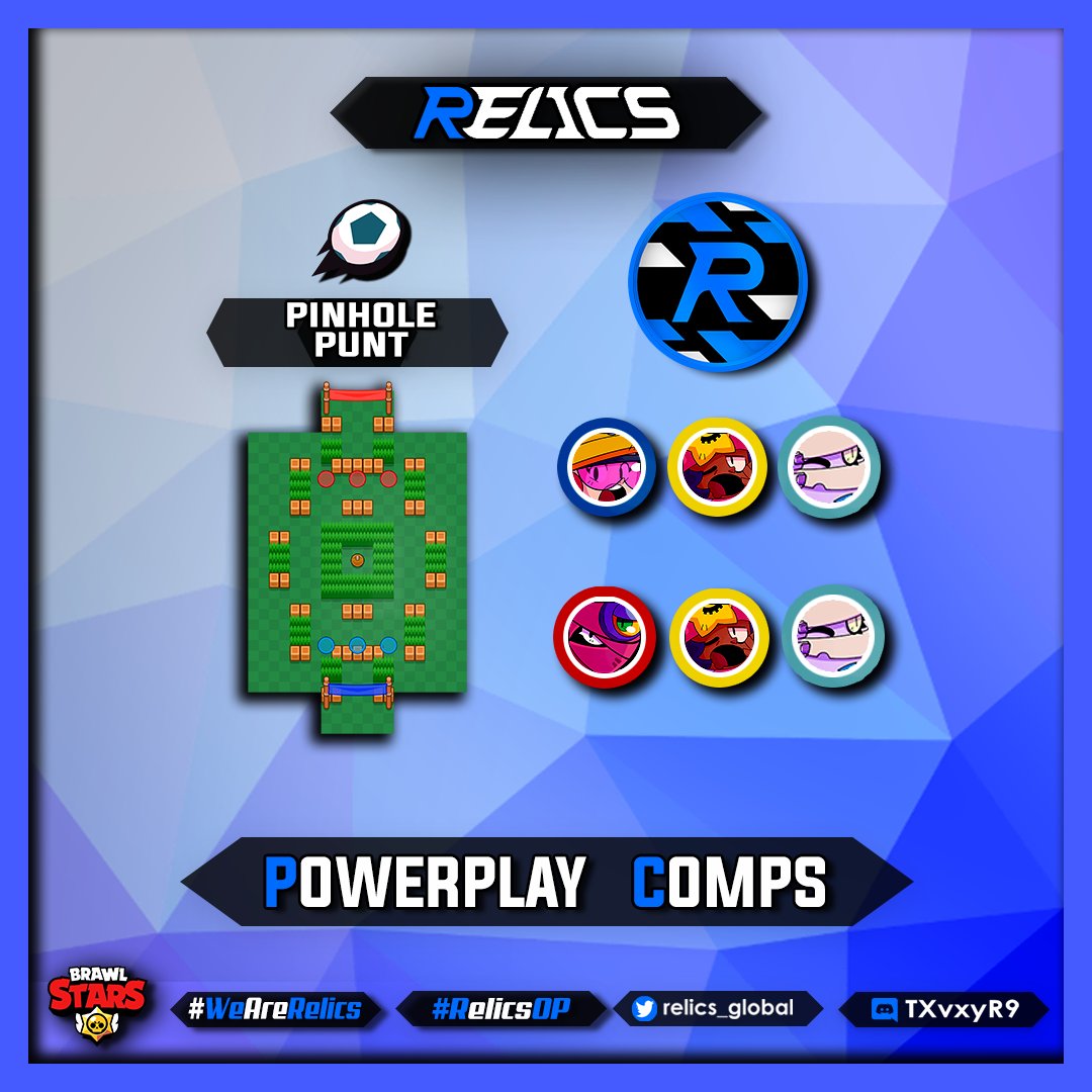 relics_global's tweet photo. Comps for today's #PowerPlay map, #PinholePunt 🏆
#Jacky 👷‍♀️ / #Sandy 😴 / #Emz 🧟‍♂️
#Tara 🃏 / #Sandy 😴 / #Emz 🧟‍♂️

How did you guys do in yesterday's PowerPlay?
Let us know in the comments below
#RelicsOP #WeAreRelics

https://t.co/Bi2A8kaJRl
https://t.co/6lkJ0kriOL

@BrawlStarsIN https://t.co/51snc4vwG9