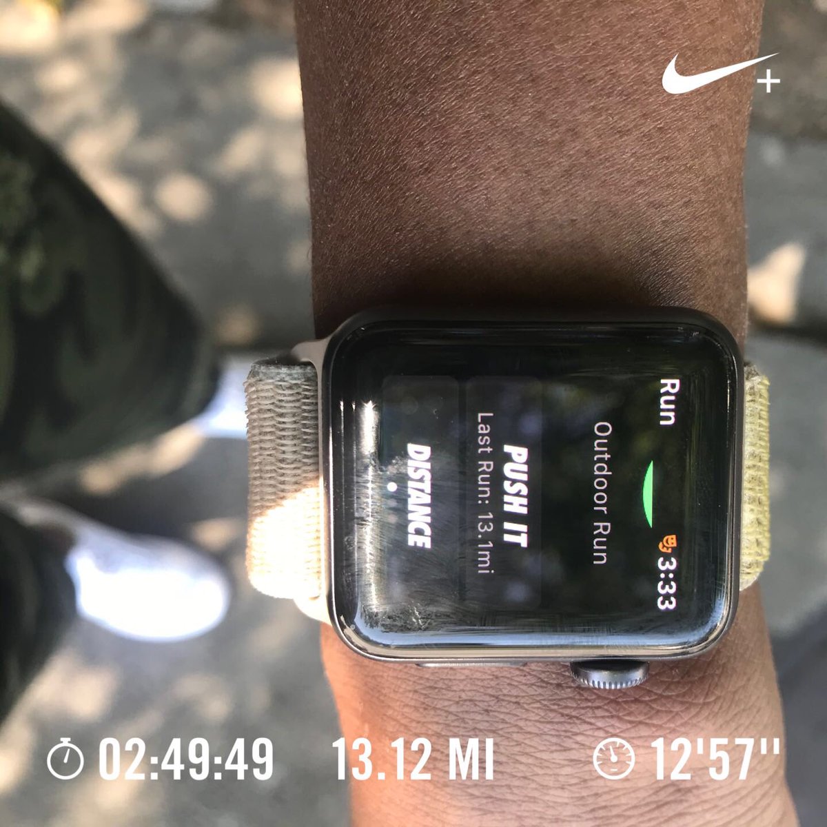 glamadventures's tweet photo. Not my best time but for my 1st long run OUTSIDE in 3 months..I’ll take it👏🏾🏃🏾‍♀️ #RnRVR2 #halfmarathon #SocialDistancing #running https://t.co/sD0uYFkJYQ