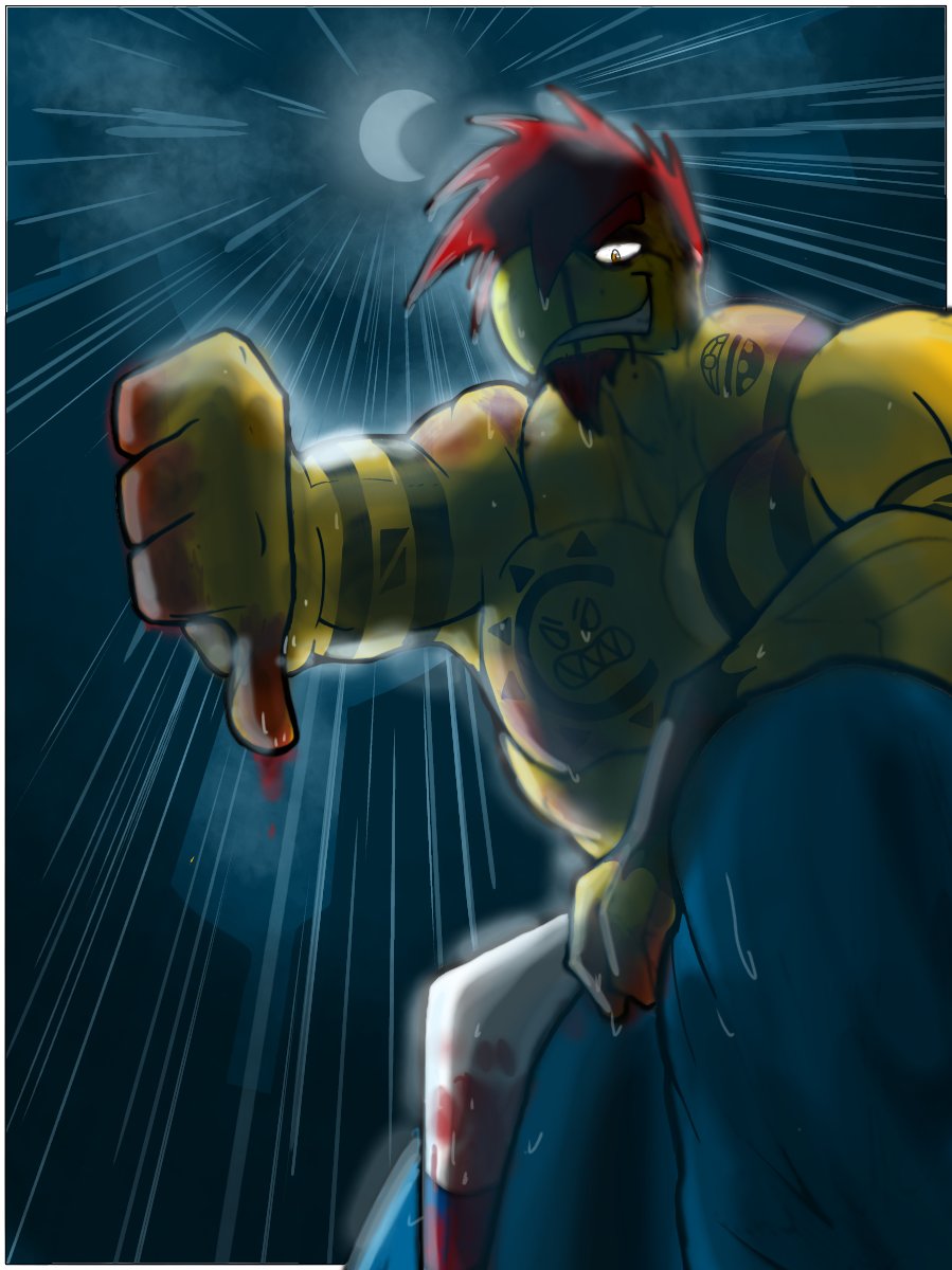 LOREgattyas's tweet photo. ✏️ My part of art trade with @RygonOcarina
🚹 Konzo Armero (his Oc)
🕒 2h 30min
🌌 IbisPaintX

[] TAGS []
#oc #original #originalcharacter #turtle #koopa #boomerang #Nintendo #fancharacter #rain #badass #gore #blood #night #moking #moon #tattoo #tattoos #prospective https://t.co/YIqLXwYYVk