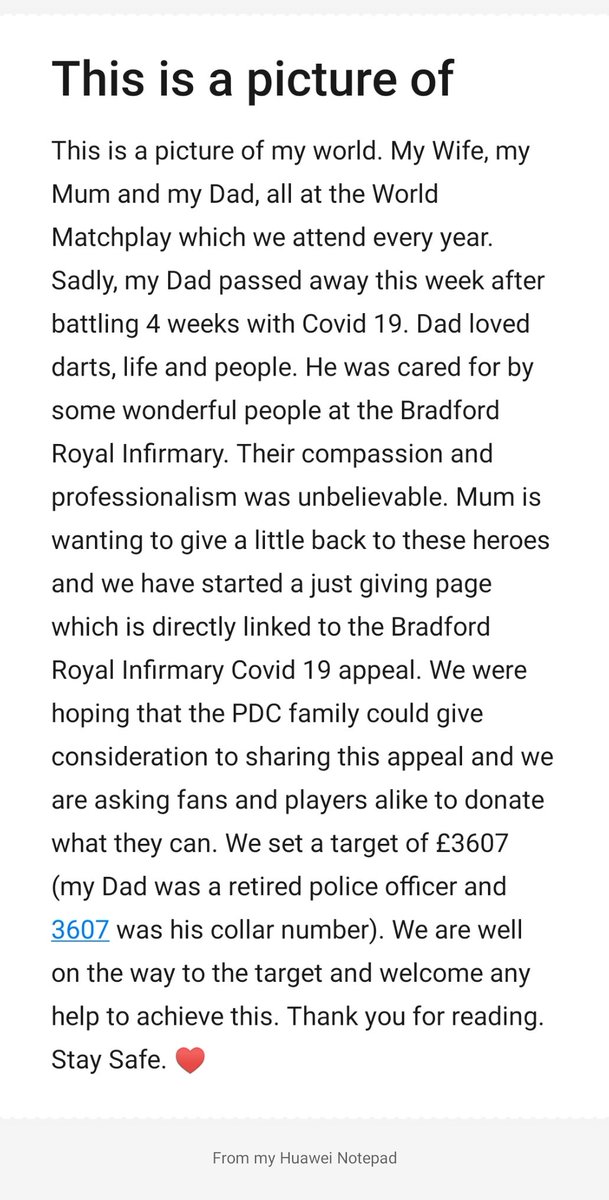 BradfordBrowny's tweet photo. . @OfficialPDC @PhilTaylor @rockstar_13_ @Russ180 @Raybar180 @daniellaallfree please have a read and consider sharing, rt this post. The link I mention is below. Thanks guys, stay safe ♥️
https://t.co/TuXdnOQqPA https://t.co/Iw1bmOpcLz