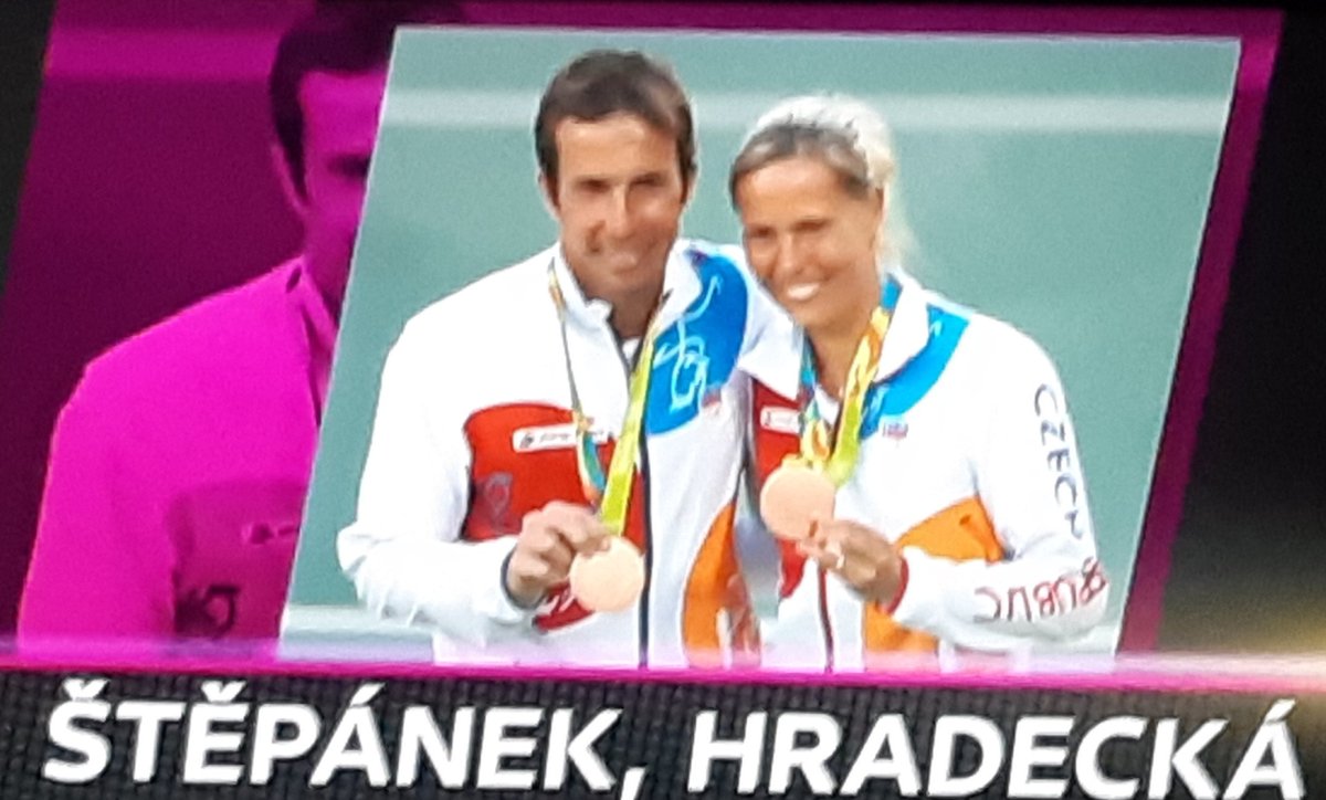 VlastimilKvapil's tweet photo. #Bronze Czech tennis medalists #Rio2016 ๐ฅ #double #mixdouble ๐ฅณ๐๐จ๐ฟ๐๐ Great year 2016 https://t.co/IsKkR4c7wQ