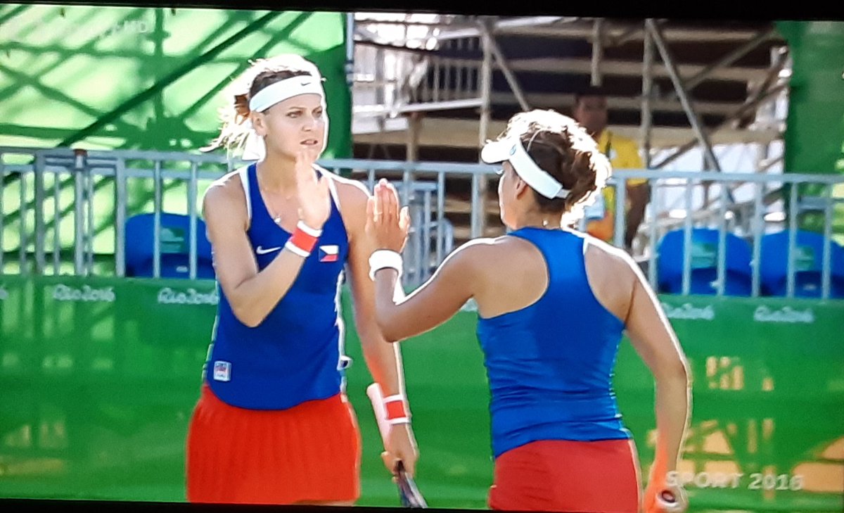 VlastimilKvapil's tweet photo. #Bronze Czech tennis medalists #Rio2016 ๐ฅ #double #mixdouble ๐ฅณ๐๐จ๐ฟ๐๐ Great year 2016 https://t.co/IsKkR4c7wQ