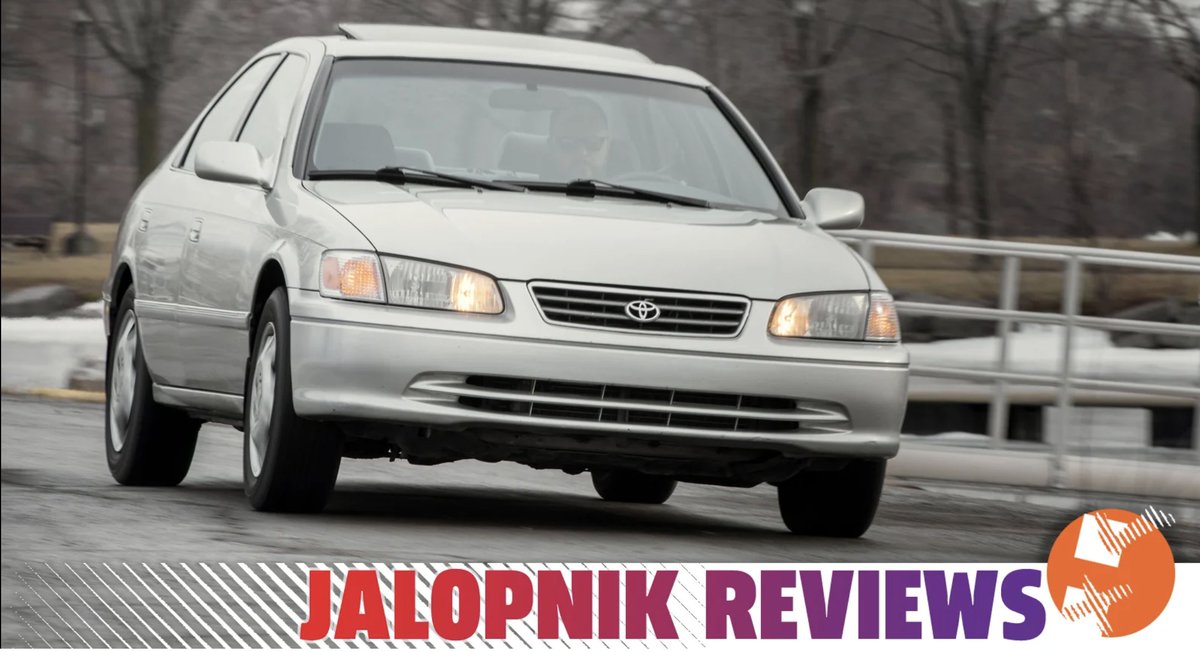 Jalopnik's tweet photo. This near-mint 20-year-old Toyota Camry is one of the best Cars I've ever bought https://t.co/uLAKbwMTeK https://t.co/G6ttclGUnI