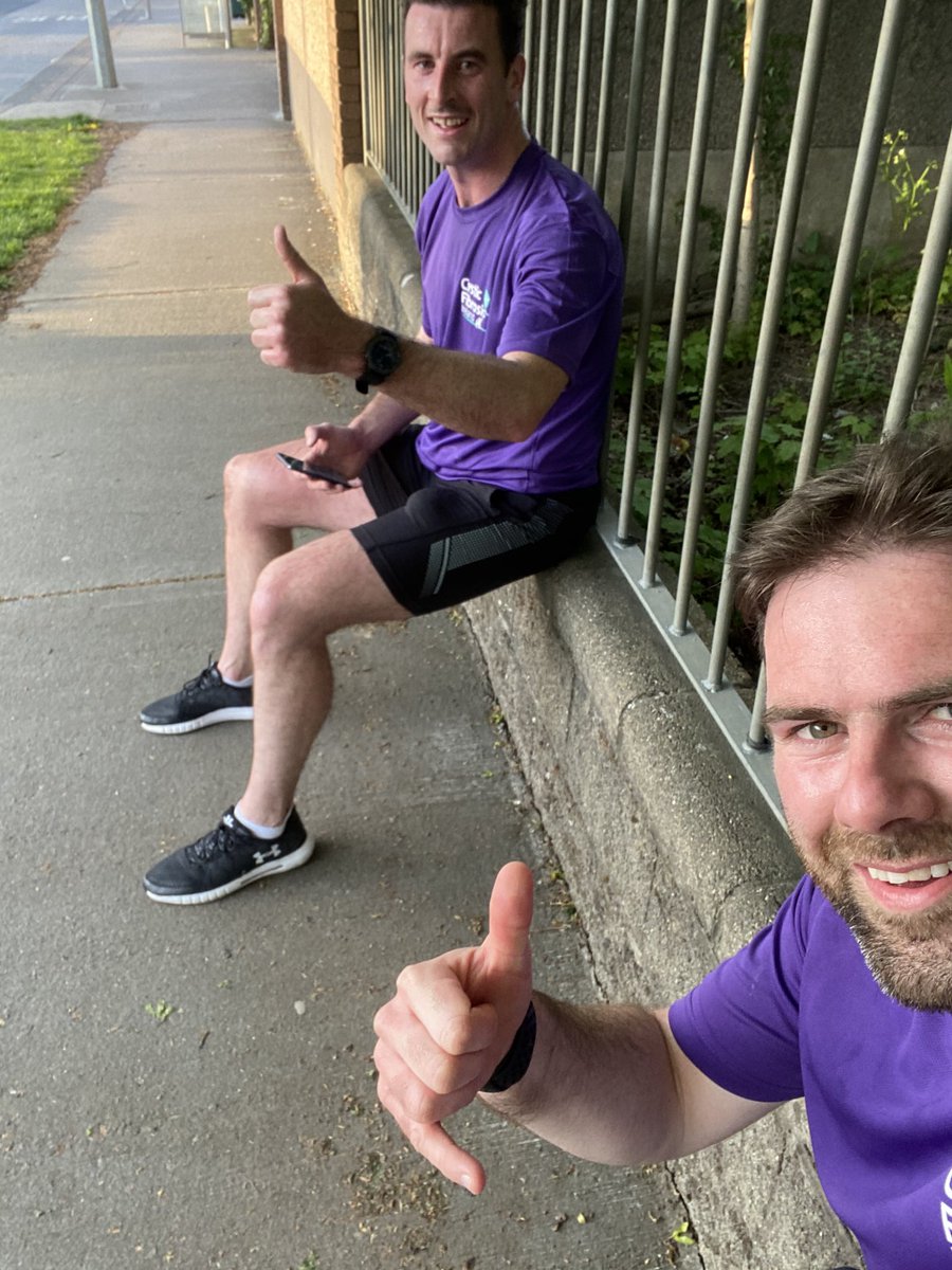 Brengall15's tweet photo. Two runs complete. Thank you for all the support. Still time to donate, teammates will continue running through night into the early hours of Sunday and all for two great causes. #cfireland #doitfordan #lucansarsfieldsgaa                       https://t.co/lSx1Zu2h2W https://t.co/4dFTeeunxu