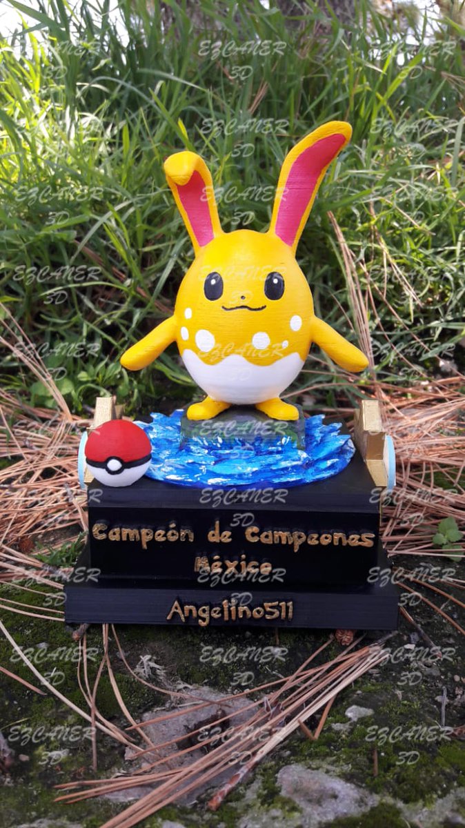 Gracias a  #TSRMéxico por confiarnos la fabricacion de sus trofeos.

Felicidades a @Angelino511 por la victoria, a @SpenxTz y @YorcH_TkD
Por el segundo y tercer lugar.

Pronto haremos el envio directo a los ganadores

#pokemongo #pokemongopvp #impresion3d #3Dprinted