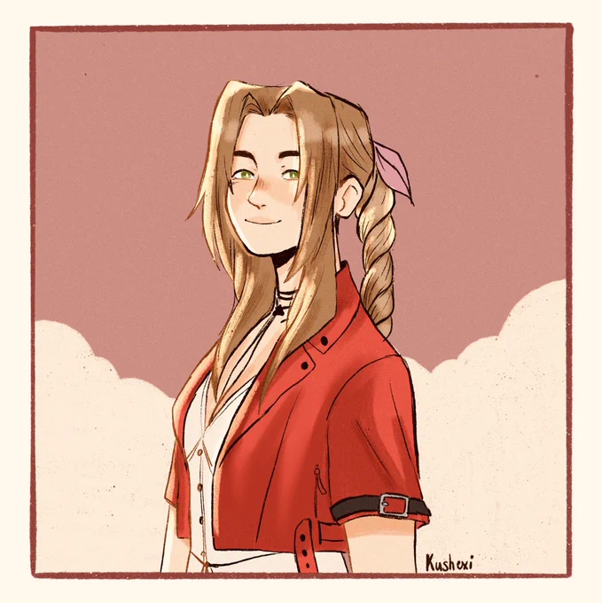 Some doodles of my girl Aerith ??? #FF7 #FF7Remake 