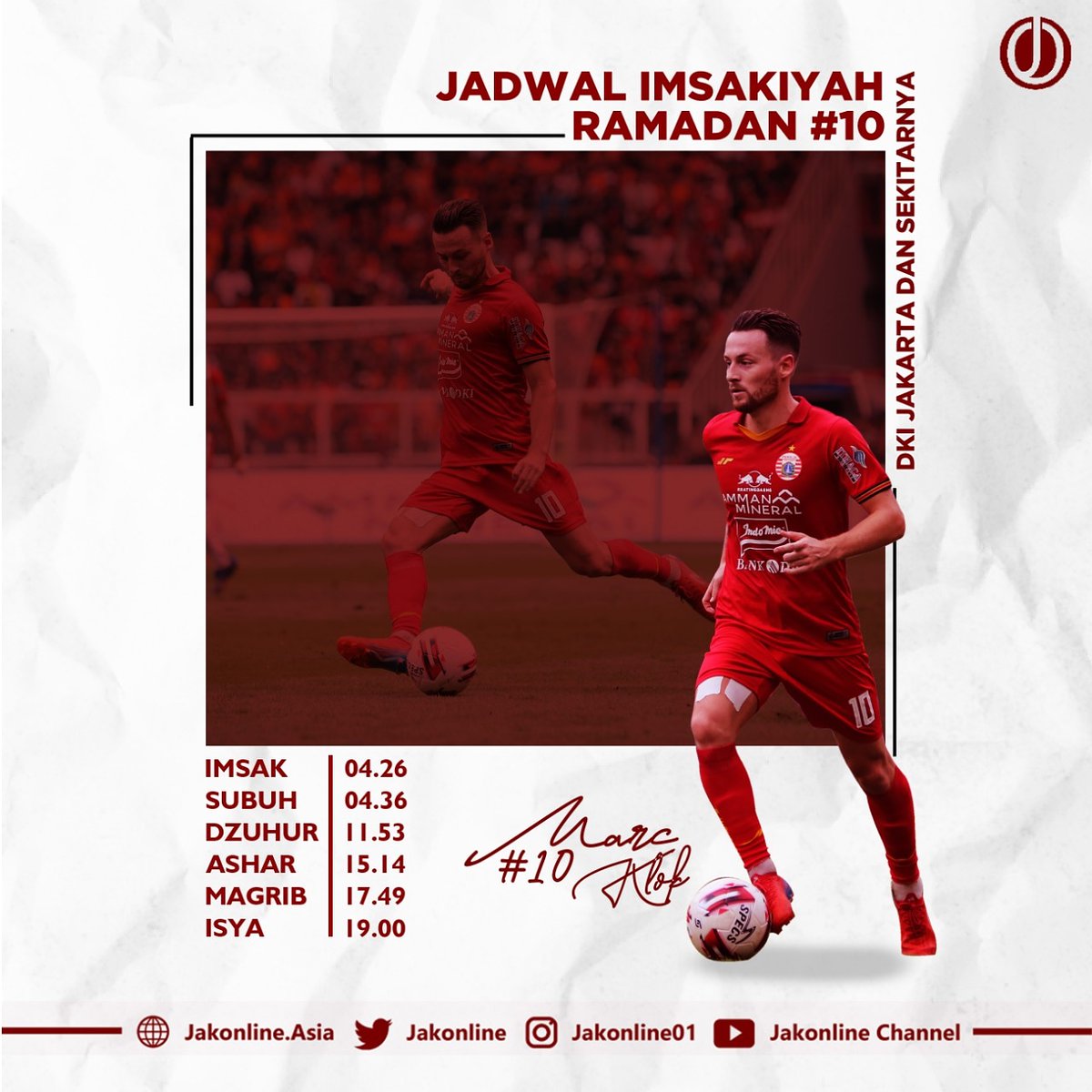 JakOnline's tweet photo. Sudah sepertiga jalan, ada yang sudah mulai terbiasa. Namun tidak jarang juga yang masih perlu beradaptasi.

#puasa
#ramadan1441h
#harikesepuluh
#persija
#JakOnline
#UpdateJO
#FotoJO https://t.co/rGtqT5UzjS