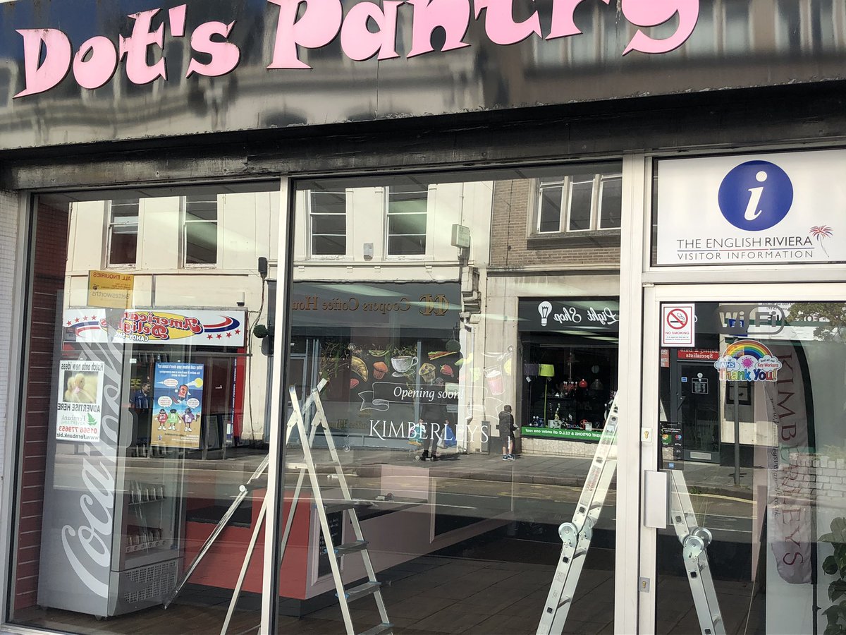 Torquay will soon be home to a brand new vegan cafe.  Union Street is pleased to welcome Kimberleys Vegan Cafe Ltd (@KVCTorquay).  

Make sure that after lockdown you pop in.  #BoostTorbay