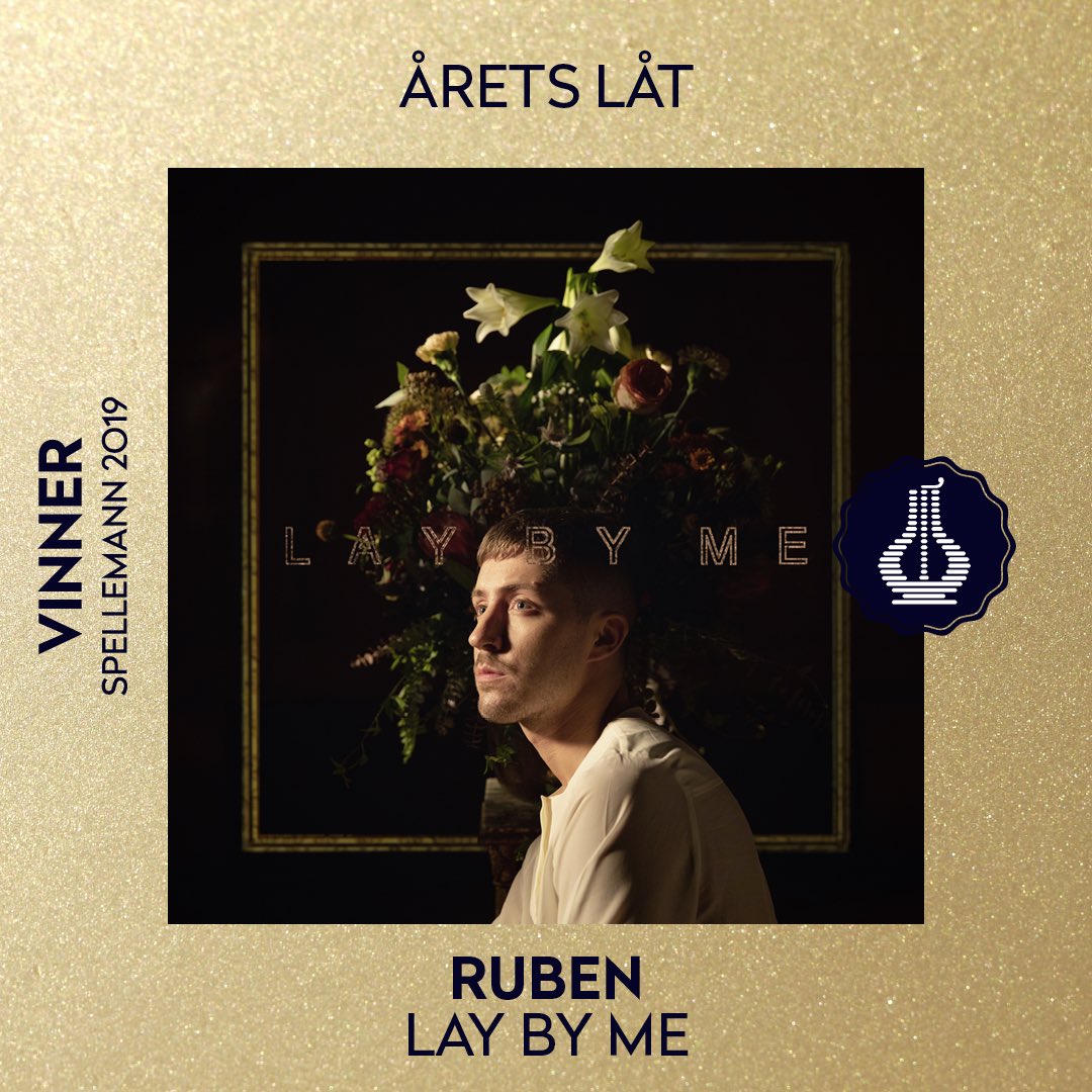 Vinner av #Spellemann2019 i kategorien «Årets låt» er Ruben, for «Lay Bye Me». Gratulerer!