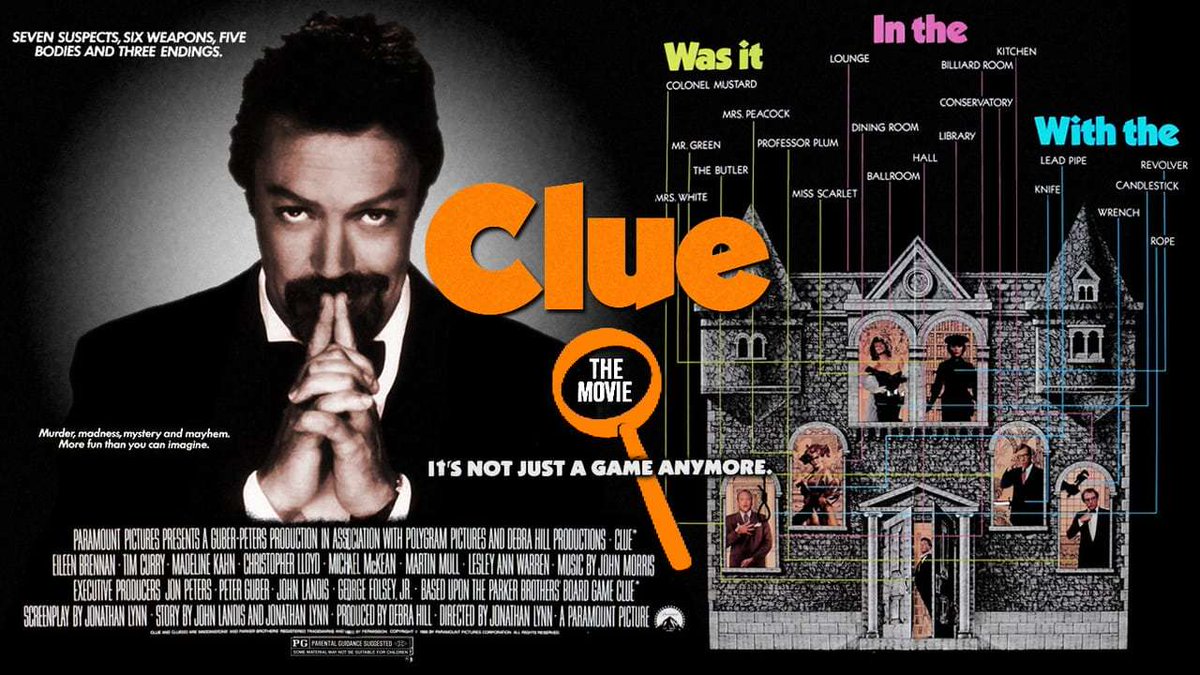 ZiggyCocktail's tweet image. Spoiler Alert! It was Professor Plum with the candlestick in the study....at least in the version I watched. My choice for #ArchitectureMovieChallenge Day 2 Favorite Country House is the Hill House from 1985&apos;s Clue.