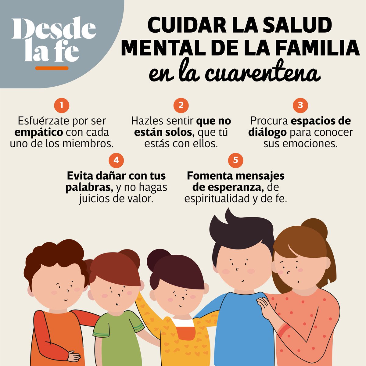 DesdeLaFeMx's tweet photo. Recuerda que la emergencia sanitaria pasará, pero una mala palabra o comportamiento en contra de tus seres queridos, puede quedarse para siempre. 👉https://t.co/DiaIHl6oM3 https://t.co/9Mdhi1RJij
