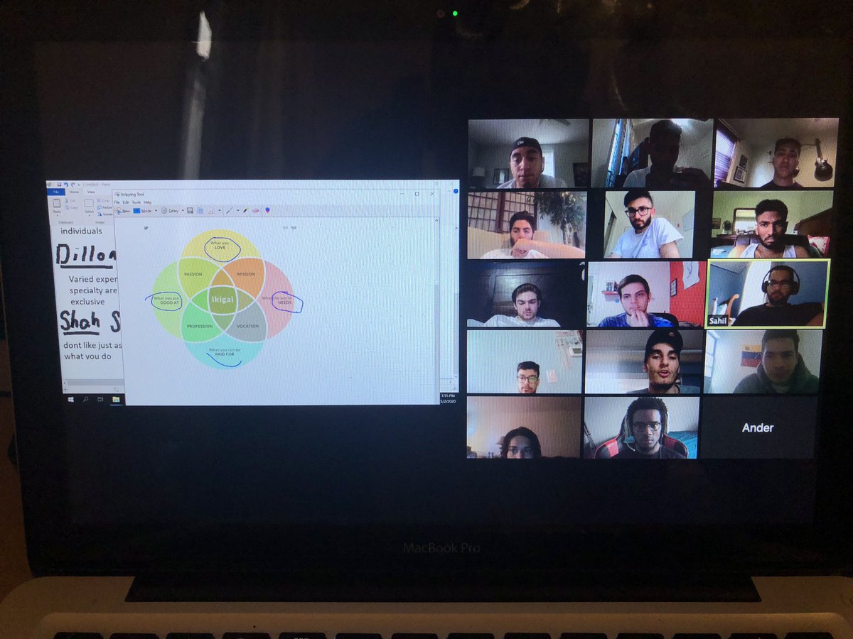 Saturdays are for Alumni Career Development Workshops! Shoutout to alumni brothers Anthony, Anim, and Sahil for running the event! #brotherhoodcantbequarantined