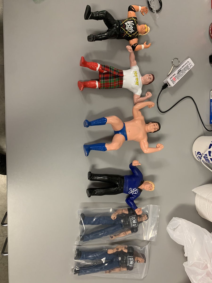 LoganTheGinger's tweet photo. Scored my first ever #LJN #Figs today. Also got a couple more loose NWO figs. My wife is gonna kill me. Sorry, babe! #FigLife #LegWork #DTF #FullyPoseable https://t.co/slY3L1cvf4