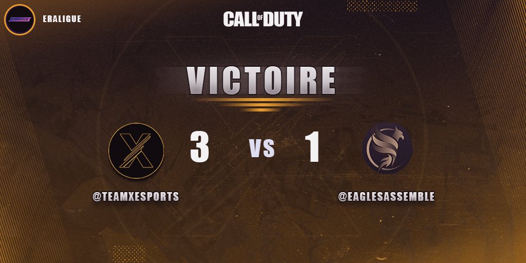 Victoire de nos joueurs dans ce quarts de finale de la @ERALIGUE ! GG <a href="/EaglesAssemble/">Eagles eSport 🦅</a> 

🚩HP 173-250
▶️SND 6-0
▶️DOM 156-116
▶️HP 250-220

#XForce