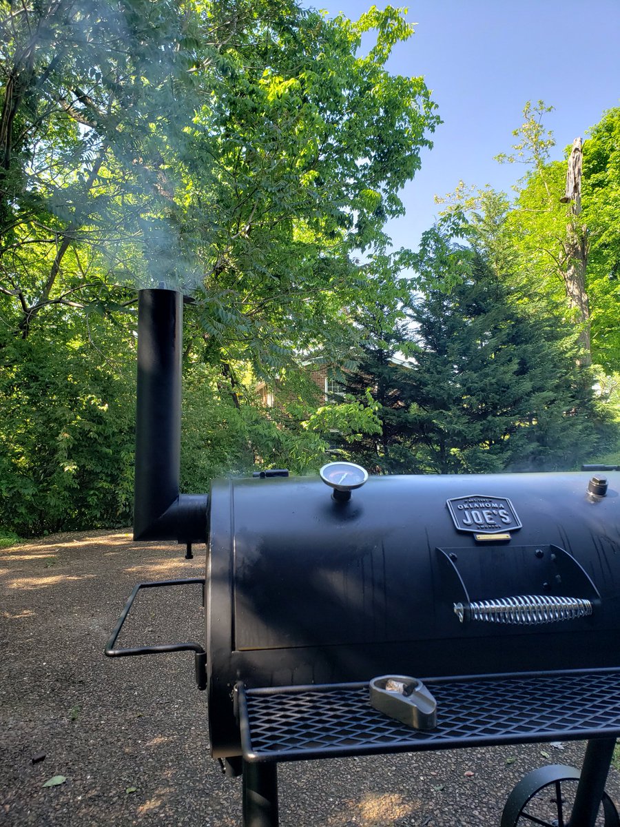 Smokin' and Grillin' (@bbqhub) on Twitter photo Seasoning the new <a href="/OklahomaJoes/">Oklahoma Joe's</a> smoker. Next weekend it the real thing. Controlling temp well. Started with charcoal then moved to hickory wood. Perfect.
#Smokers #smokerlife #grillingandchilling Seasoning the new <a href="/OklahomaJoes/">Oklahoma Joe's</a> smoker. Next weekend it the real thing. Controlling temp well. Started with charcoal then moved to hickory wood. Perfect.
#Smokers #smokerlife #grillingandchilling