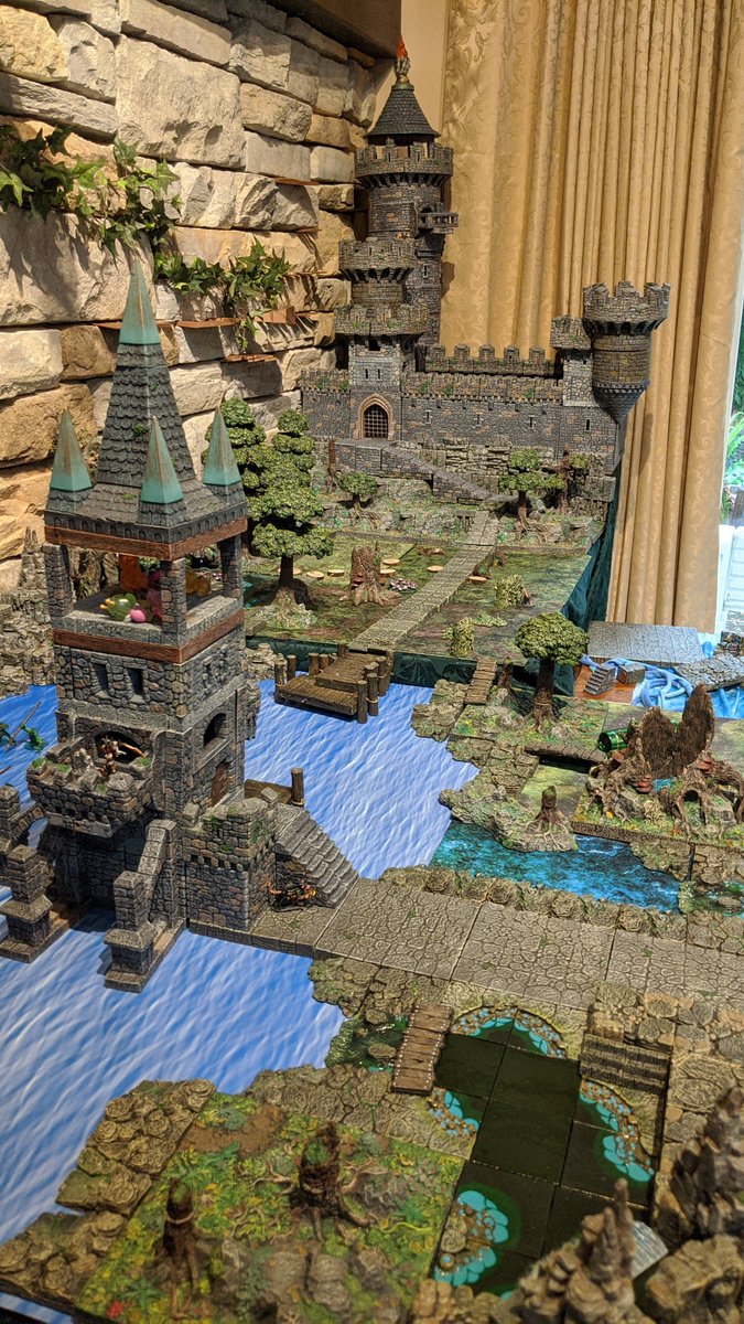 orionnoir's tweet photo. @dwarvenforge I want to share the castle portion of a 'little' multitable build for your #WinDF contest (WIP)
Can't keep the kids off it, but I'm good with that.
Two sacrifices to the contest gawds: These souls linked will satisfy the Forge Lord's hunger: @cmkeller69 @nmuhonen https://t.co/OHGnDlOPrG