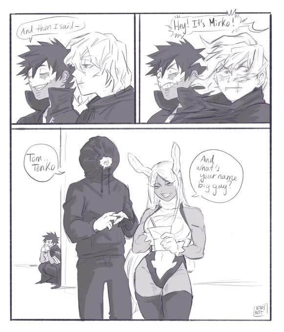 So I said I would draw more of these two so here it is.
#MyHeroAcademia #BokuNoHeroAcademia 