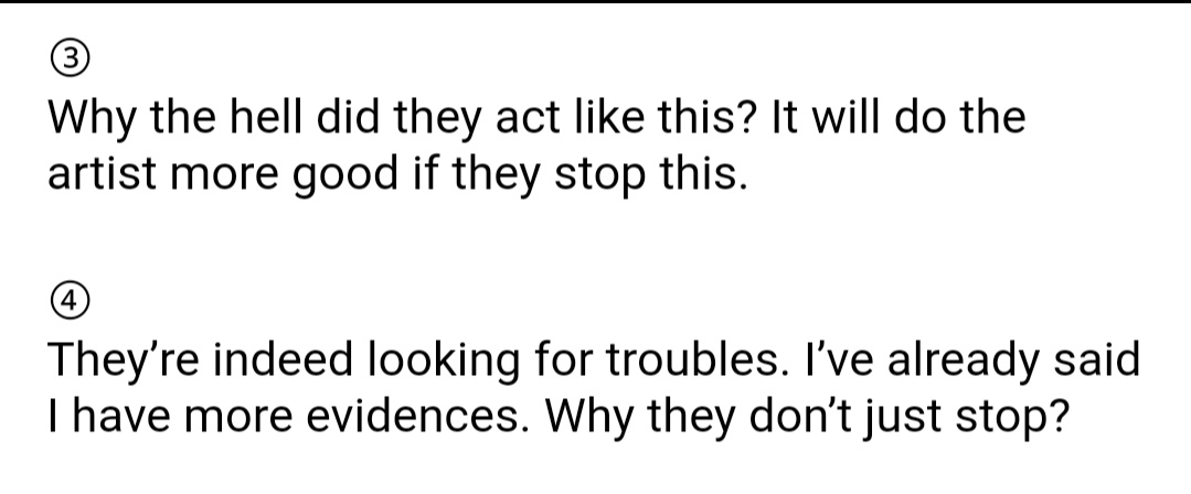 This girl is literally THREATENING US, saying she& #39;ll release more rumors.I& #39;m telling you she& #39;s NOT INNOCENT