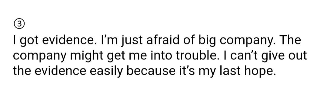 This girl is literally THREATENING US, saying she& #39;ll release more rumors.I& #39;m telling you she& #39;s NOT INNOCENT