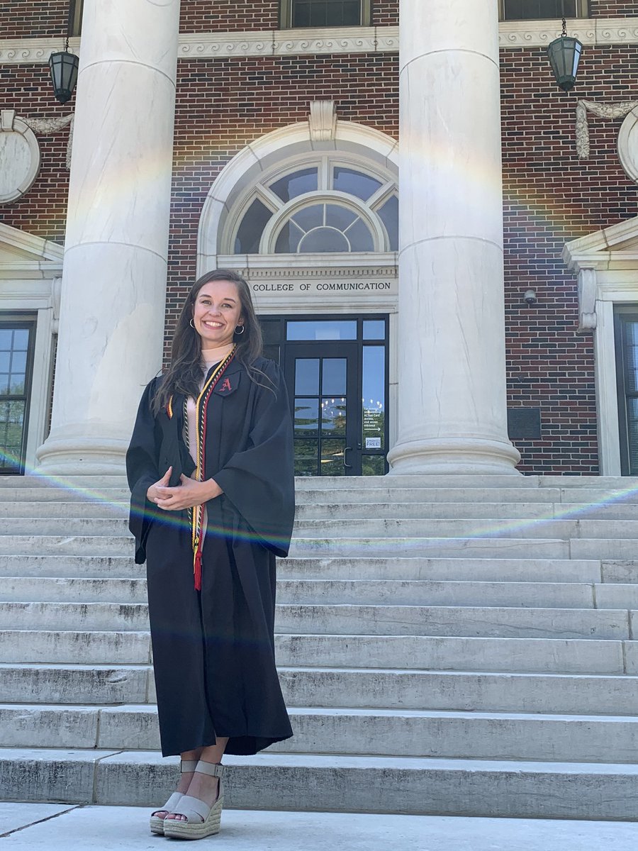 🧑‍🎓 Proud of my AMo! UA Class of 2020 🎓🇺🇸 RTR <a href="/annamorgan_duke/">Anna Morgan Duke</a> <a href="/UACCIS/">C&IS</a>