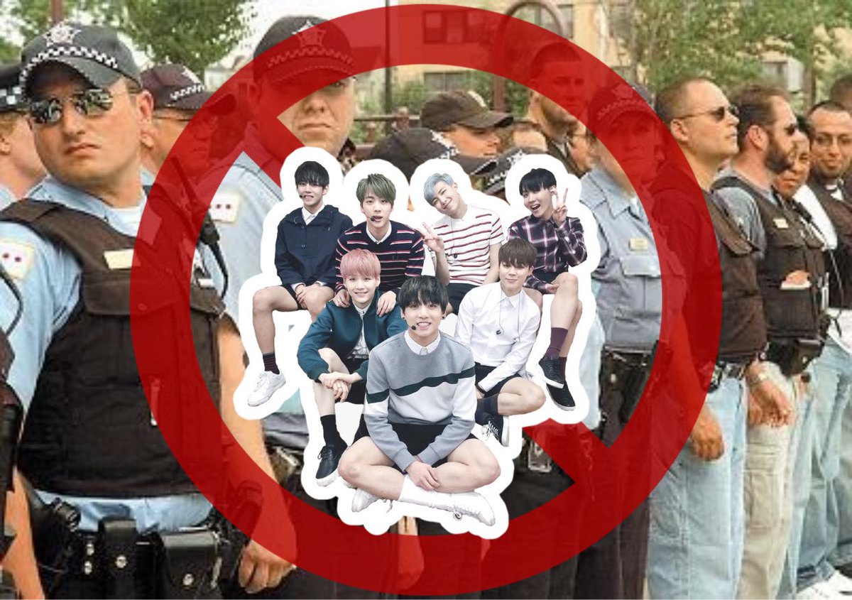 urfaveacab's tweet photo. BTS hates cops ! https://t.co/bS3uvkfBmx