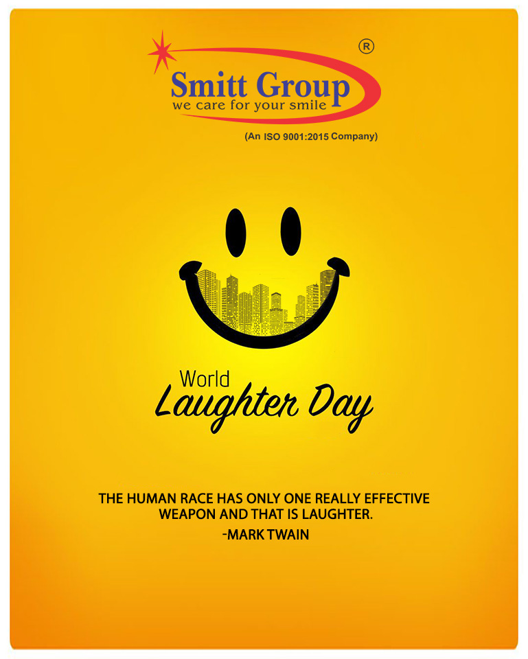 SmittGroup's tweet photo. They say a good laugh heals a thousand hurts. Happy World Laughter Day. Stay home, stay happy.

#WorldLaughterDay #LaughterDay #StayHome 🏡#StaySafeStayHealthy https://t.co/zOcF9MUgBv