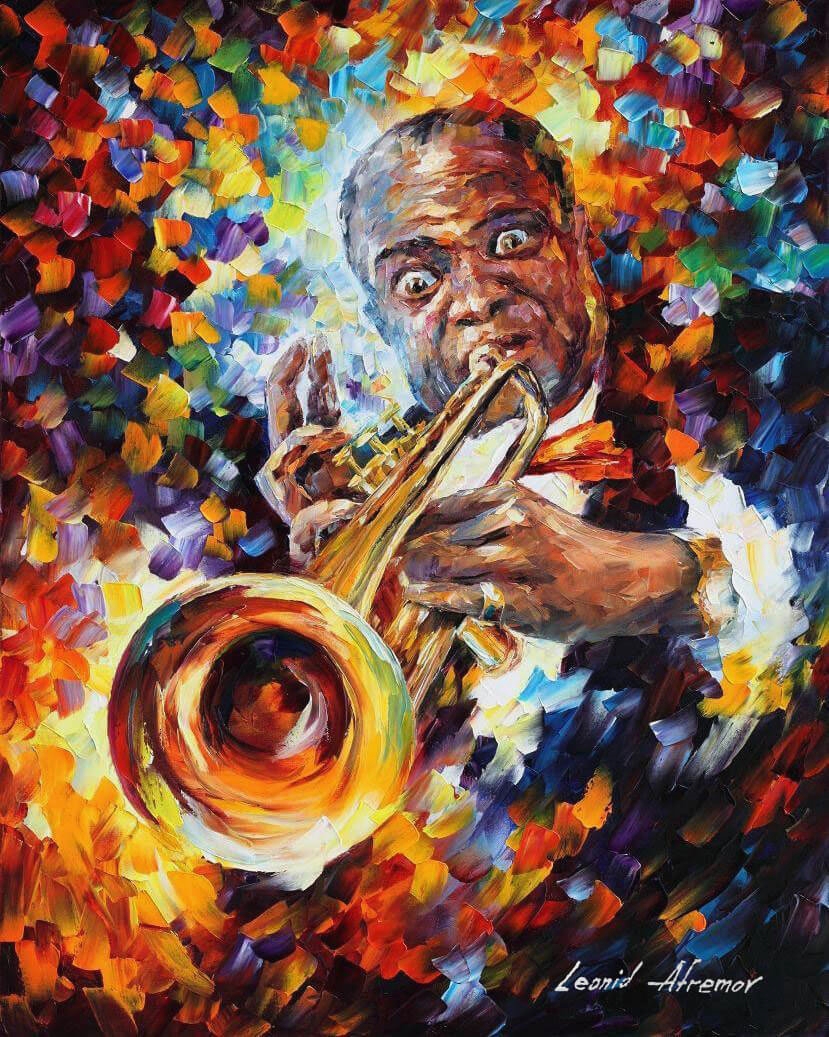 all_booker's tweet photo. LOUIS ARMSTRONG MUSIC — PALETTE KNIFE Oil Painting On Canvas By Leonid Afremov https://t.co/sMJDA0z2zq
#modern #colorfullday #canvasartwork https://t.co/i4rWILbNXA