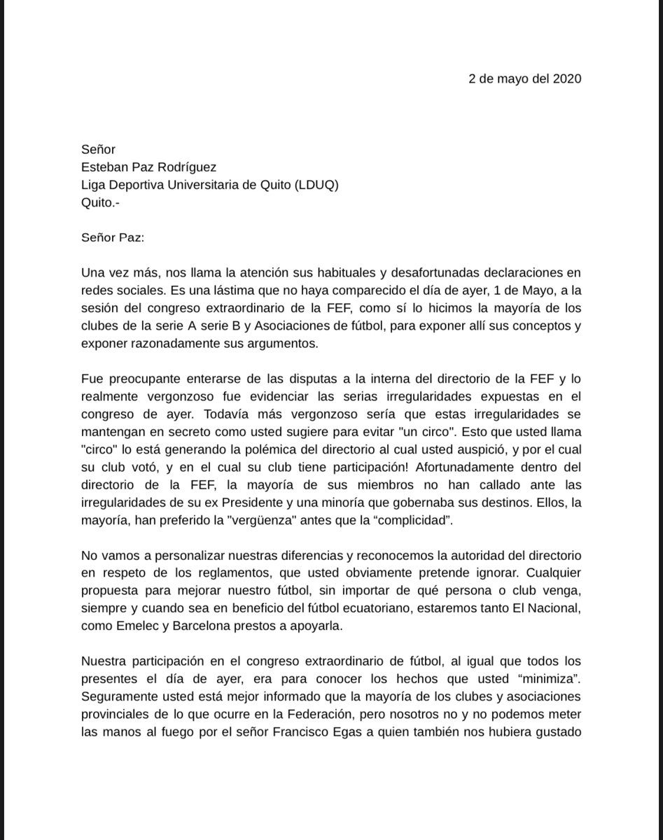 CSEmelec's tweet photo. Comunicado importante ⬇️ https://t.co/Bjo8pB13e6