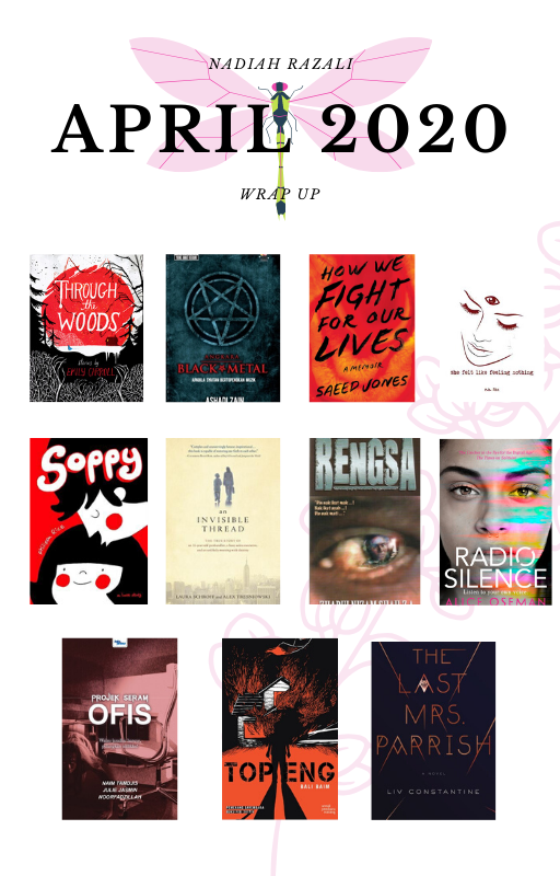 My April 2020 Wrap Up. 

A total of 11 books this month. My favourite book of the month was Radio Silence by Alice Osmen, Soppy by Phillipa Rice and Rengsa by Zharulnizam Shah Z.A.🥰

#read #aprilwrapup #book