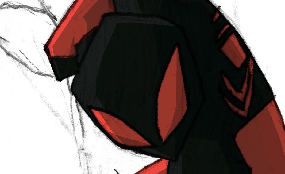 scrillrockart's tweet photo. 👀(hopefully all done tomorrow) #kaine #clonebros #spiderverse #wip #samau https://t.co/zl4wyGyr4u