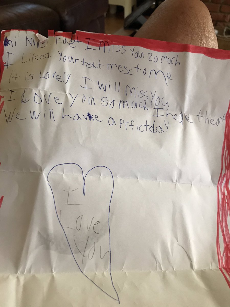 Love getting mail from my students!!!