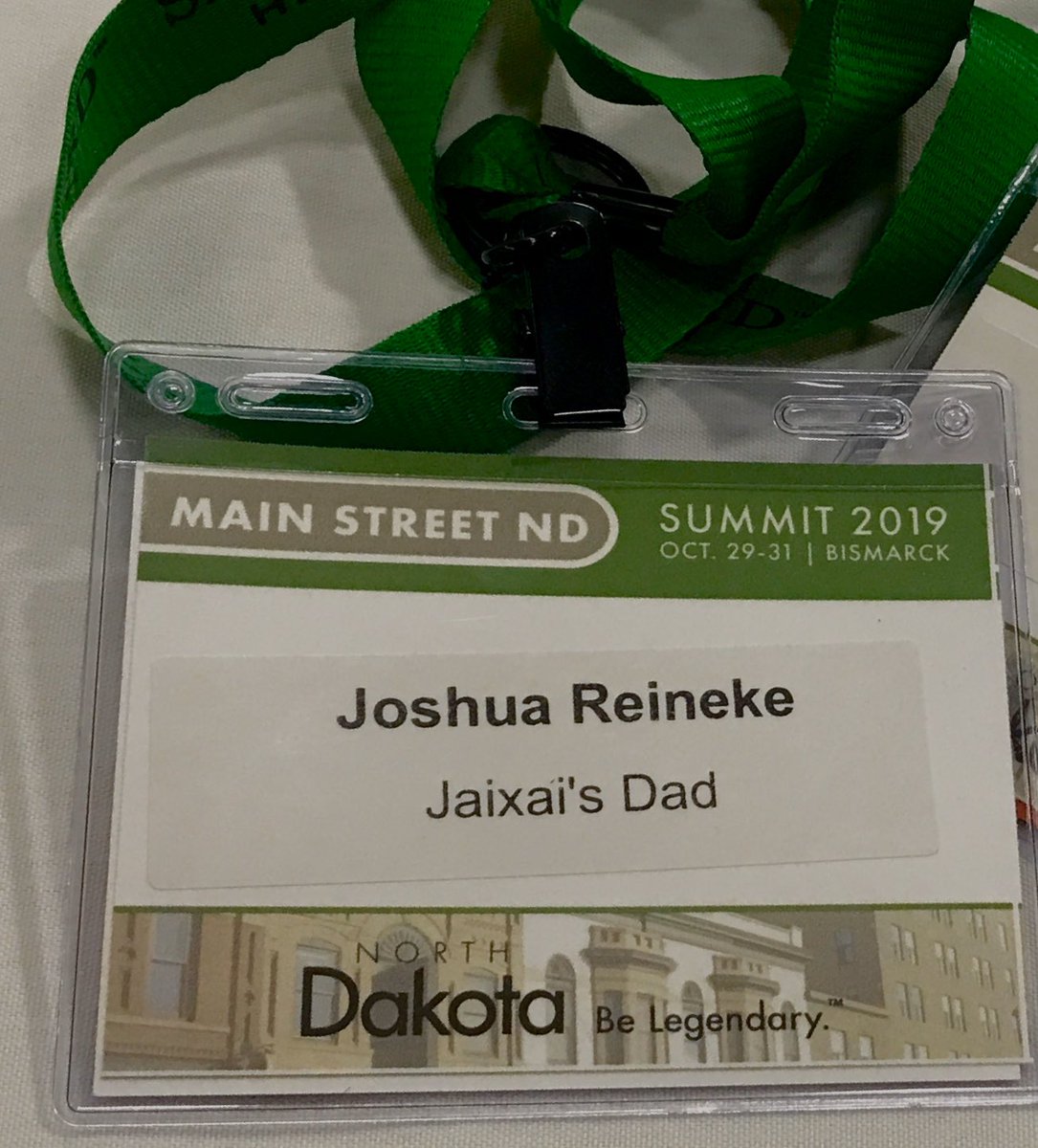 Remember before conferences were virtual and they gave you name tags? The last conference I attended my daughter was the Keynote and I was proud to wear this name tag. Maybe I will wear it in virtual meetings.