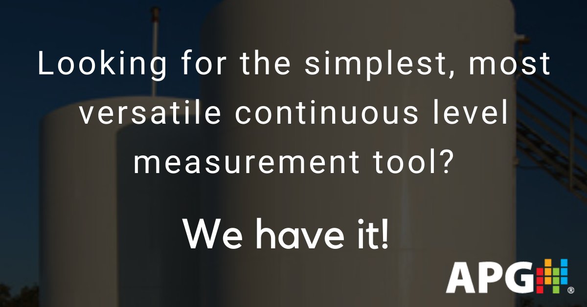 apgsensors's tweet image. Looking for the simplest, most versatile continuous level measurement tool? Well look no further because APG&apos;s pressure transducers fit the bill.  bit.ly/3d6HqQT.

#APGSensors #continuouslevelmeasurement #pressuretransducers #levelsensors #industrialautomation