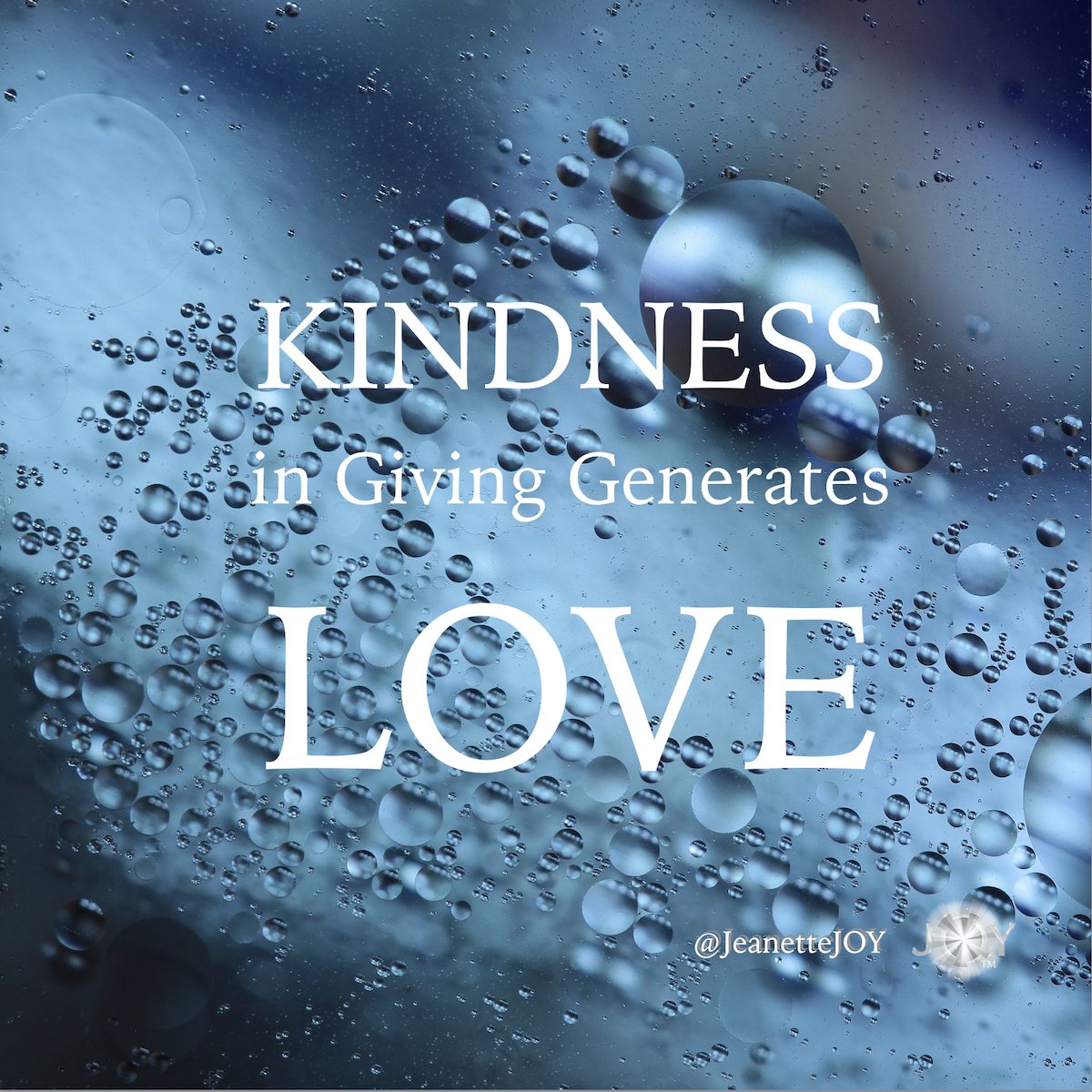 JeanetteJoy's tweet photo. #JoyPublicity #JoyPublications
KINDNESS in Giving Generates LOVE https://t.co/leaMSVZ9g8