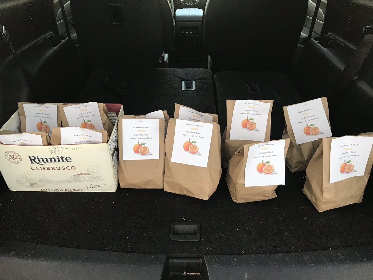 KrisKurcoba's tweet photo. About to make some people happy.  Who doesn’t like vodka and oranges?? #CrushQuarantine #boozedelivery #orangecrush https://t.co/cLIFsJNZRN
