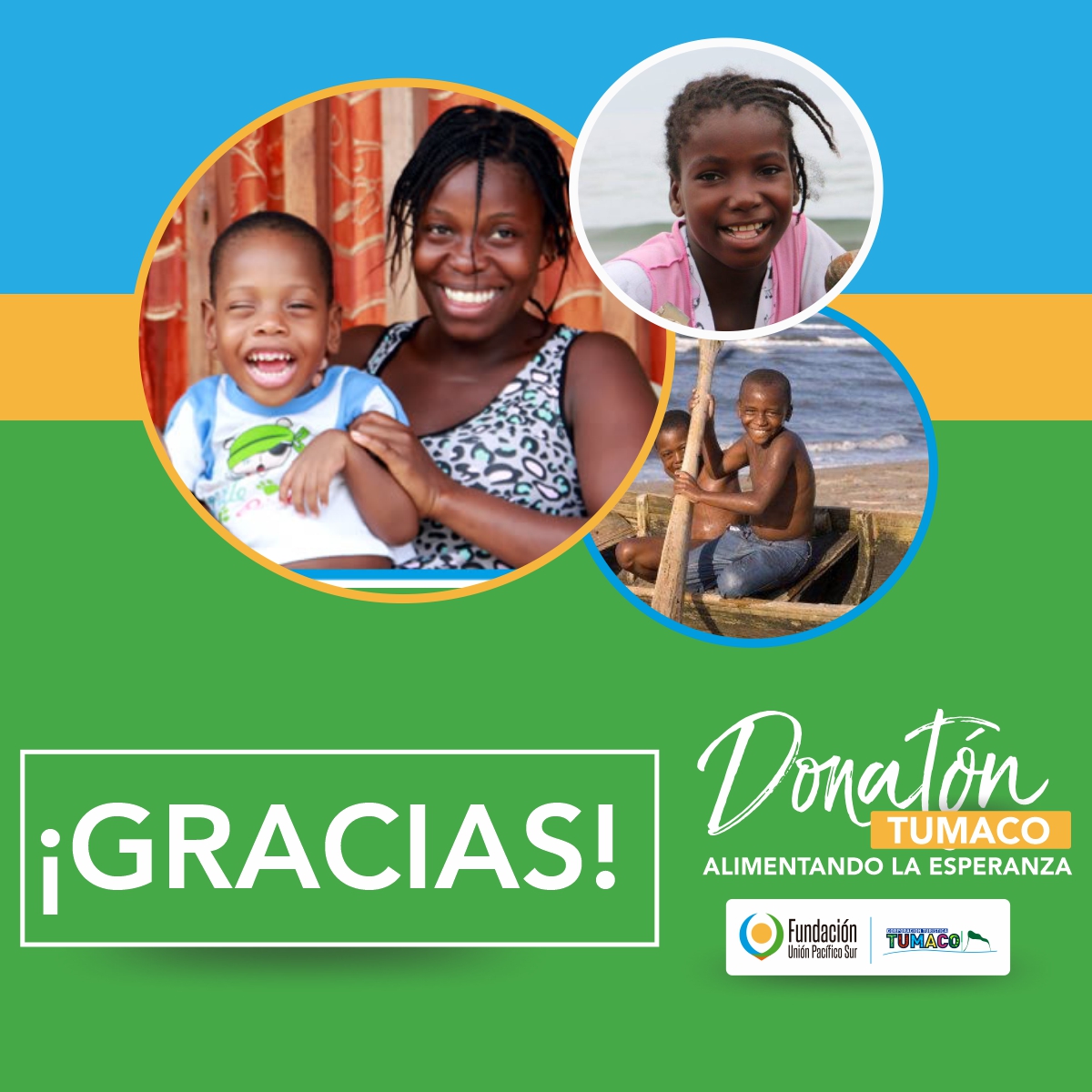 funpasur's tweet photo. La Donaton Tumaco Alimentando la Esperanza, continuará hasta el próximo viernes 8 de Mayo, esperamos tu aporte #DonatonTumaco #Gracias https://t.co/vAoFdT5wb3