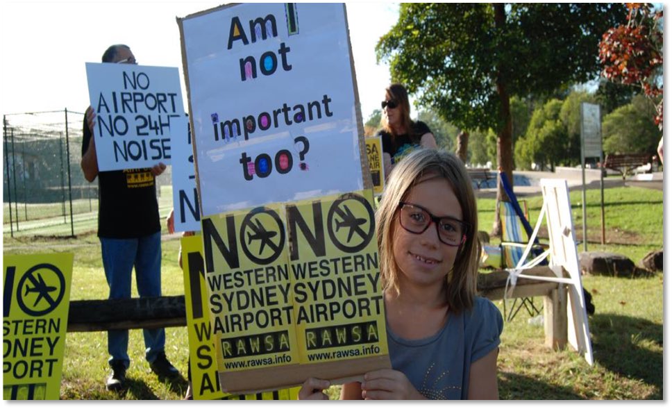 Rawsa7's tweet photo. Everyone deserves a curfew...not just some!! The negative impacts of 24hr noise on people’s health are well known...why are #WesternSydney Residents any less important? @LiberalAus @ScottMorrisonMP @GladysB @flyWSA #health #auspol https://t.co/n6JvCEg2RW