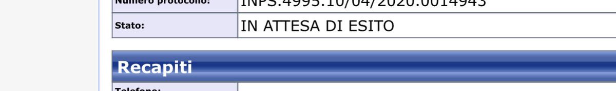 brera_simone's tweet photo. @INPS_it buonasera, io ho presentato la domanda in data 2/04 alle ore 19 circa ad oggi la domanda è ancora in attesa di esito, ho ricontrollato i dati e sono tutti giusti. La stessa cosa è capitata anche ad una conoscente. Come ci si deve comportare? Grazie! https://t.co/gfGaEKLXGk
