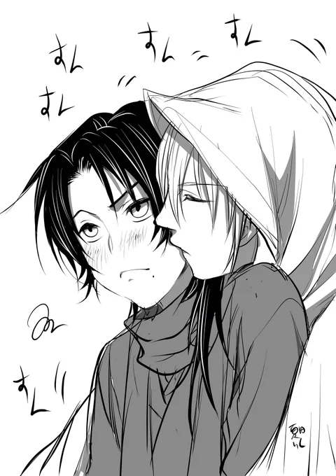 人様の推し推しを描く朝…

女の子描き過ぎで、ただでさえ男うまくないのに、苦手意識UP↑
イケメン枠頑張んなきゃ。 
