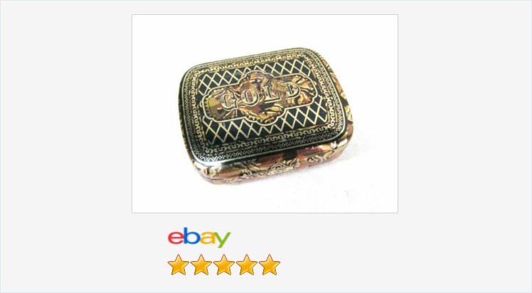 EtagereAntiques's tweet photo. Dodo Designs Tin Box GOLD Keepsake Trinket Box #eBay #dododesign #vintage #gotvintage #collectible #tin #tinbox #keepsakebox #trinketbox #GOLD
https://t.co/lEeu2NXsez
(Tweeted via https://t.co/nQi0oquTl3) https://t.co/S7aWTTrOT2