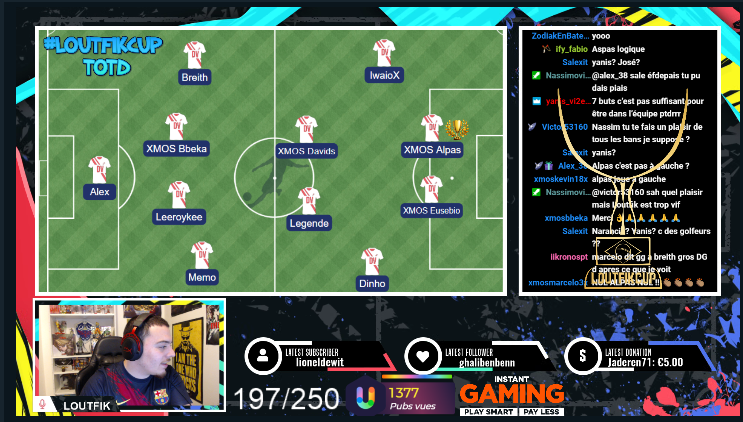 Loutfik_'s tweet photo. grosse soirée avec beaucoup de grosses affiches, merci à tous !!! la TOTD par @ManuelVillega1 est la.
pas de #LOUTFIKCUP demain soir, on vas se reposer et on se retrouve lundi soir pour des gros matchs et notamment @SDBARBUX vs @MenOfStyle4 ⚽️ https://t.co/TfHByAQiGE