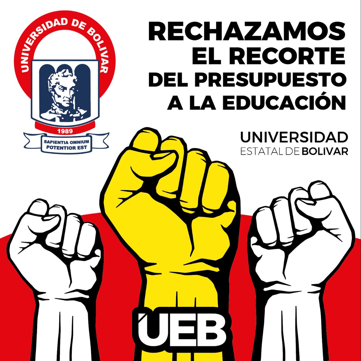 ueboficial_ec's tweet photo. La UEB luchando por la academia y el derecho a la educación 
#UEBQuédateEnCasa 
#NosVolveremosAEncontrar https://t.co/SHkbyBJ2T5
