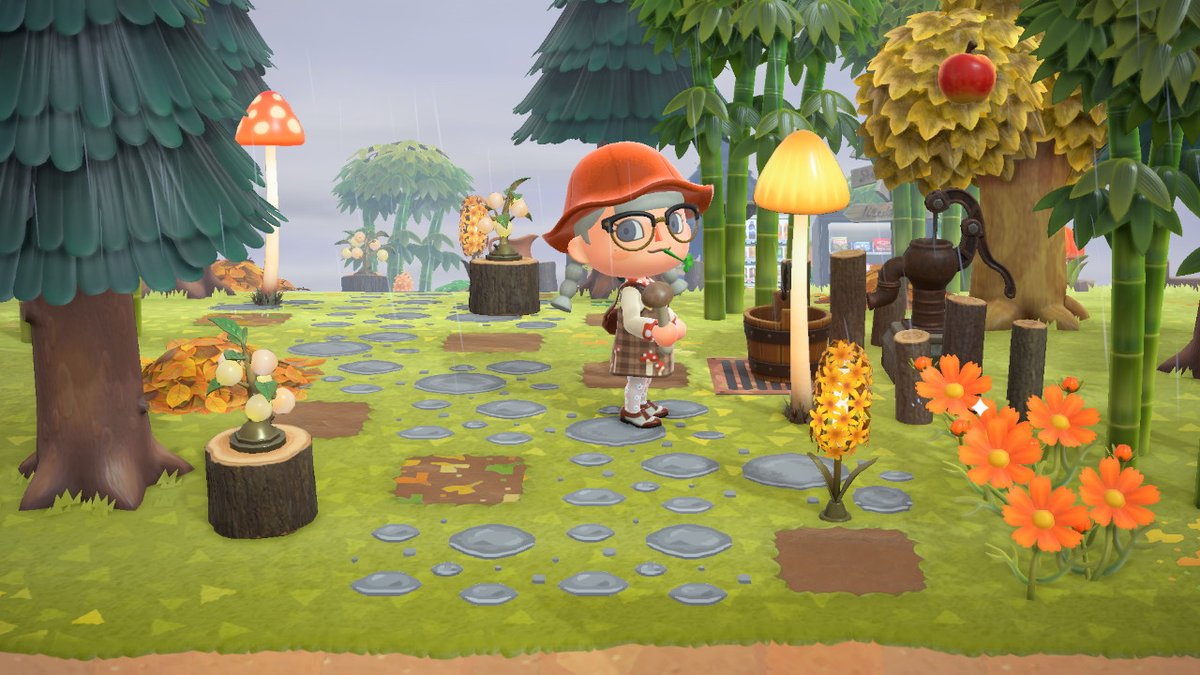 okpng's tweet image. mushroom dress! mushroom dress! mushroom dress! (with a hood design) #ACQR #ACDesign #AnimalCrossing #ACNH #NintendoSwitch