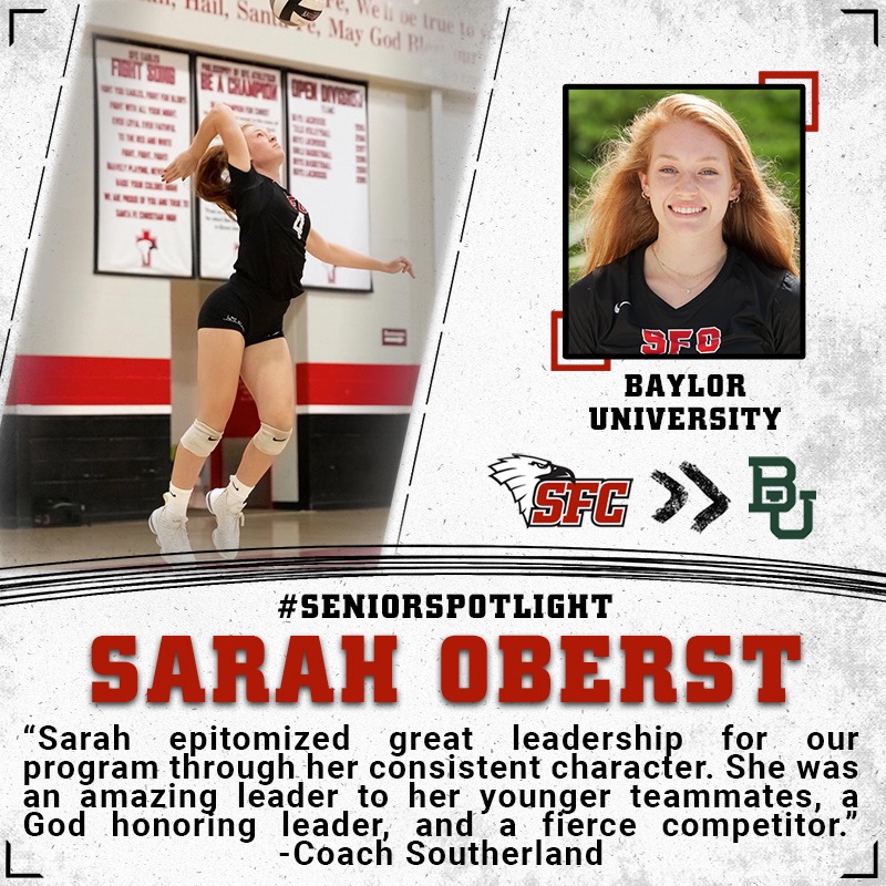 SFCEagles's tweet photo. Sarah Oberst
SFC Athletics Senior Spotlight
#sfcseniorspotlight
#seniorspotlight #classof2020 #sfcclassof2020 #santafechristian #sfc #sfcs #sfceagles #sfccommunity #sfcathletics #sfctalon #eaglesshowup #flyeaglesfly #community #inspire #santafechristianschools https://t.co/k1iS2THrGC