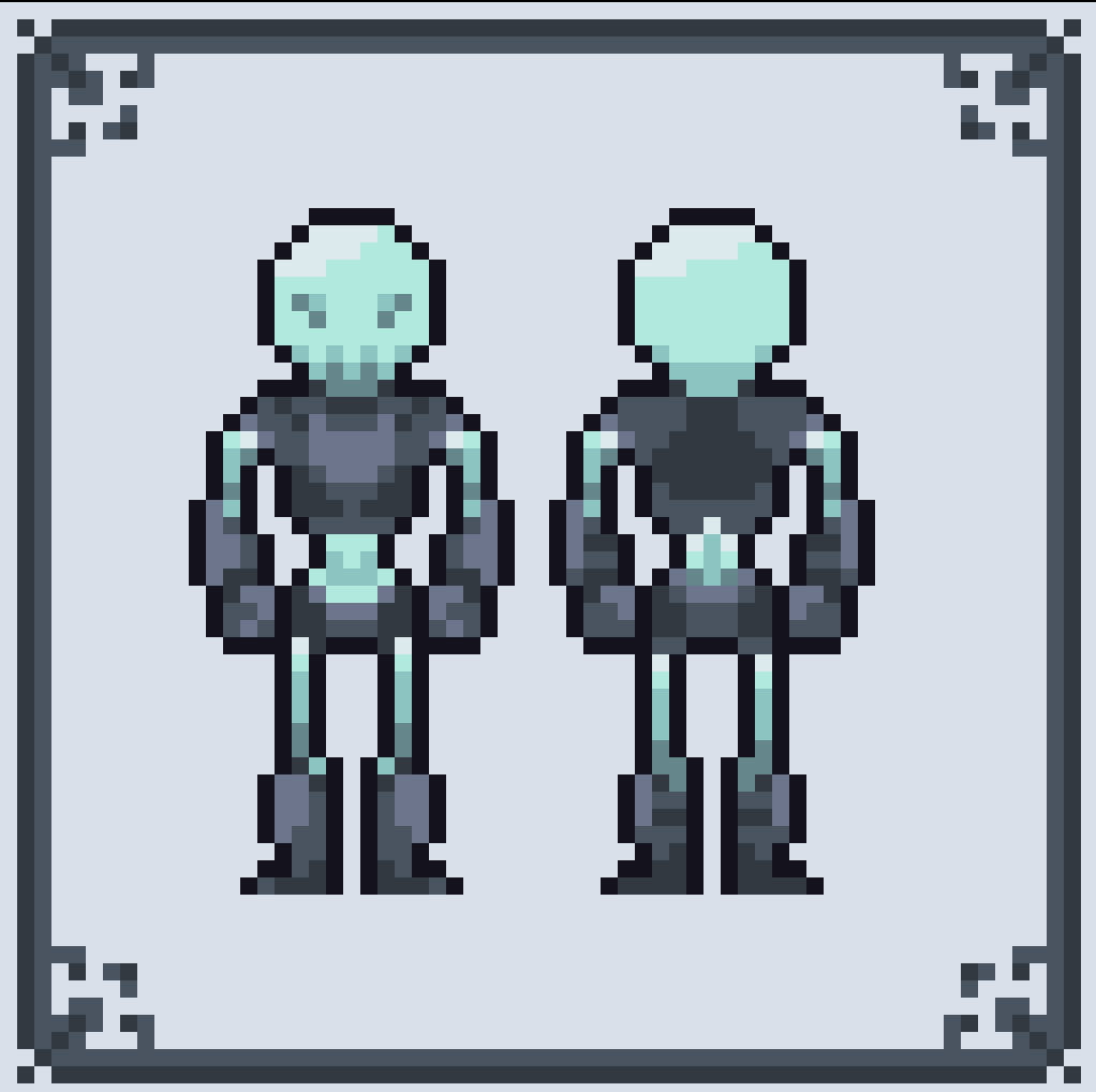 0hSlash's tweet photo. Got inspired and made some little enemy sprites 💀⚔️

#pixelart #art #gamedev #indiedev #aseprite https://t.co/qqs96voMTz